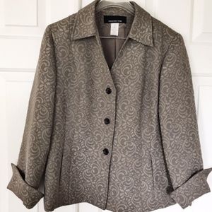 Jones New York Brocaded Jacket